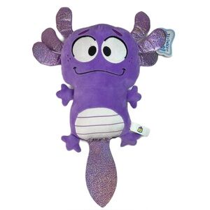 Good Stuff Adorable Alex the Axolotl 13” Plushie Purple Sparkle Trending Gift